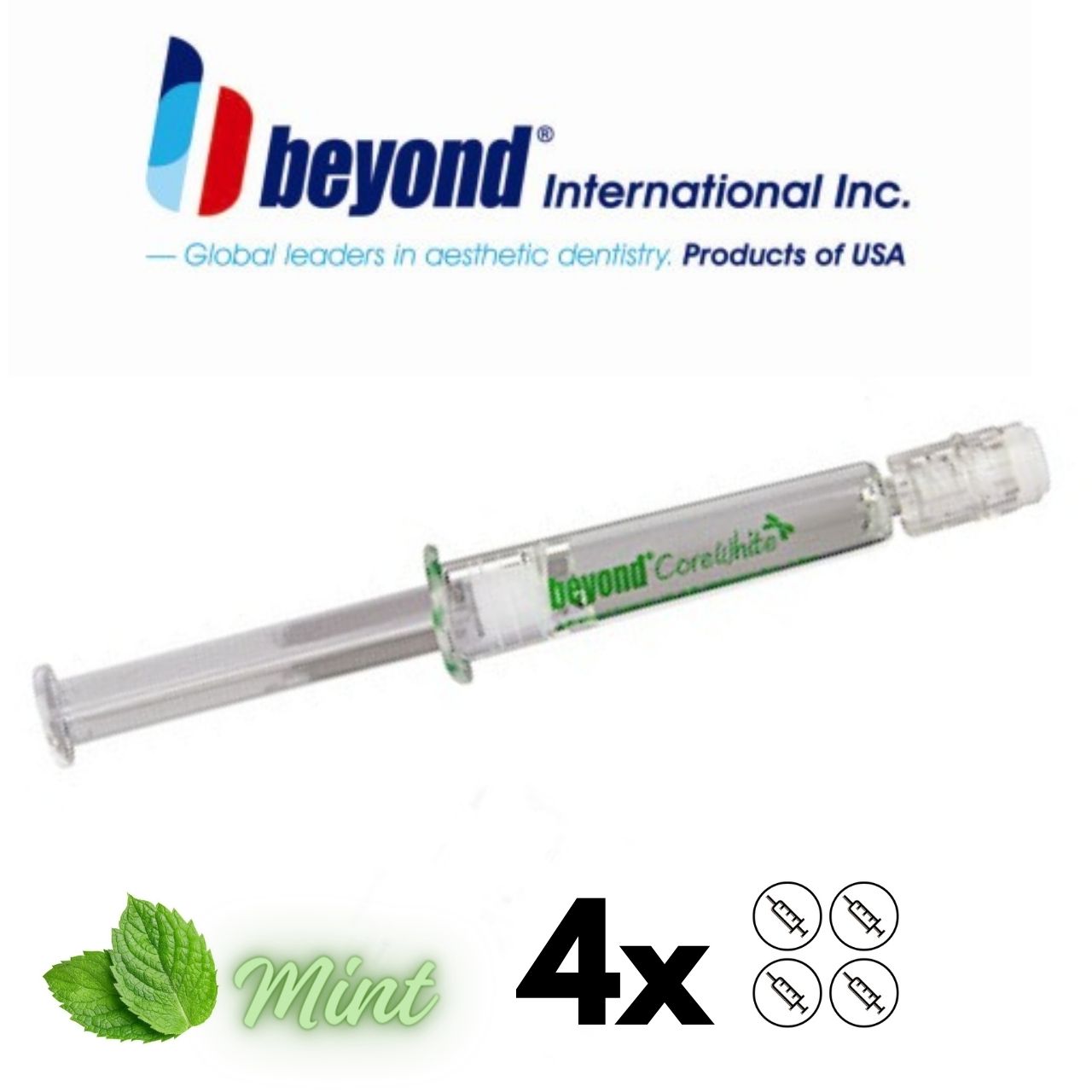 Beyond CoreWhite 6% HP x4 teeth whitening gels